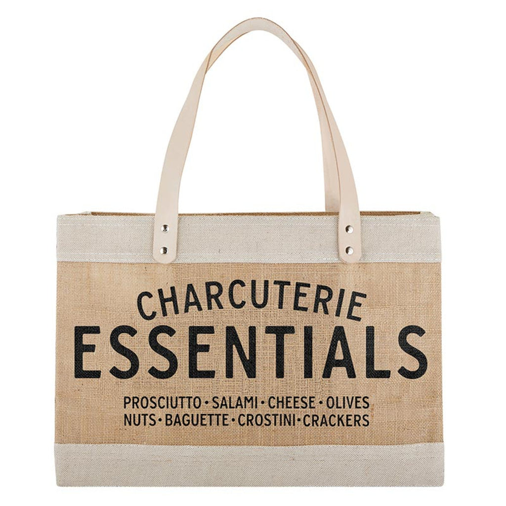 Large Natural Market Tote - Charcuterie Essentials
