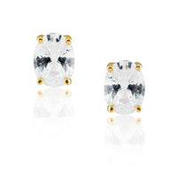 Oval Cut Studs
