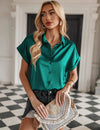 Elise Satin Everyday Blouse