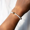 Faith Over Fear Pearl Bracelet