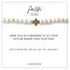 Faith Over Fear Pearl Bracelet