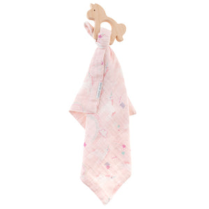 Muslin Lovie with Teether