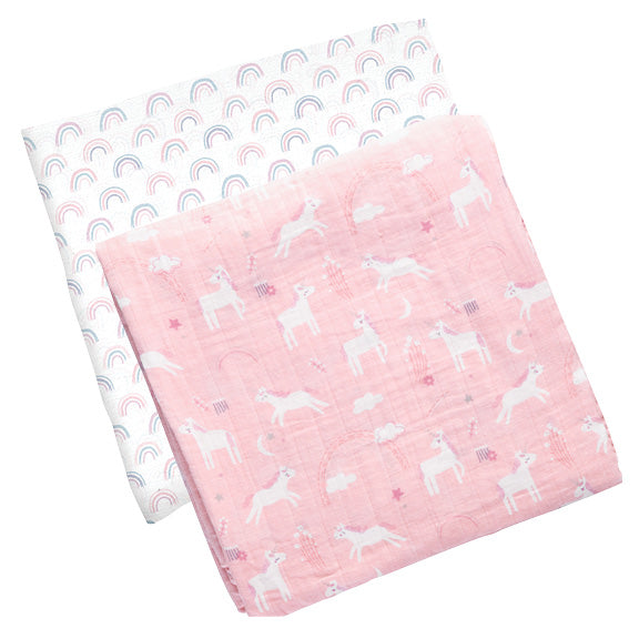 Muslin Blanket 2 Pack Set