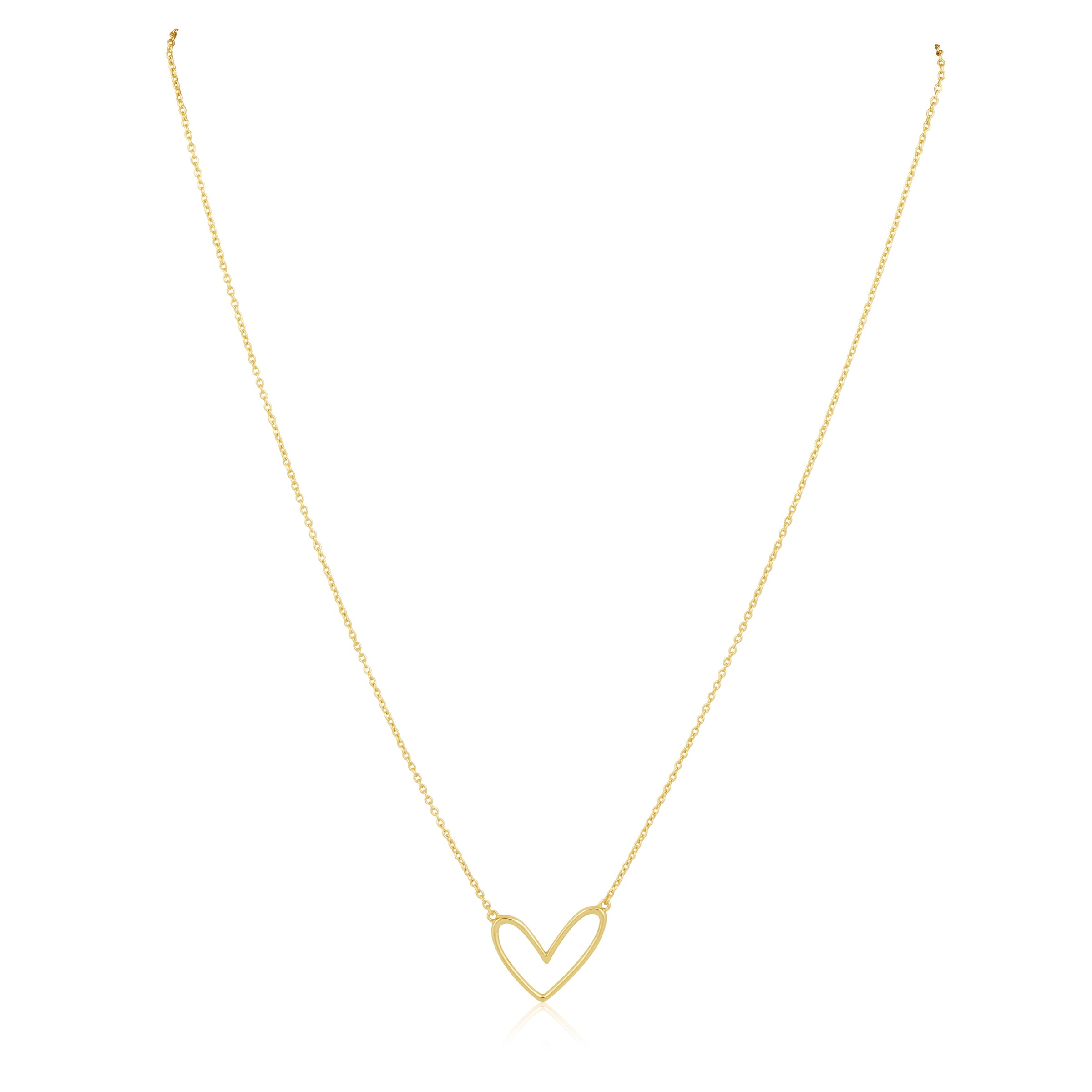 Abigail Open Heart Necklace