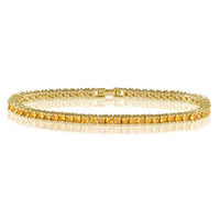 Karla Tennis Bracelet - Citrine