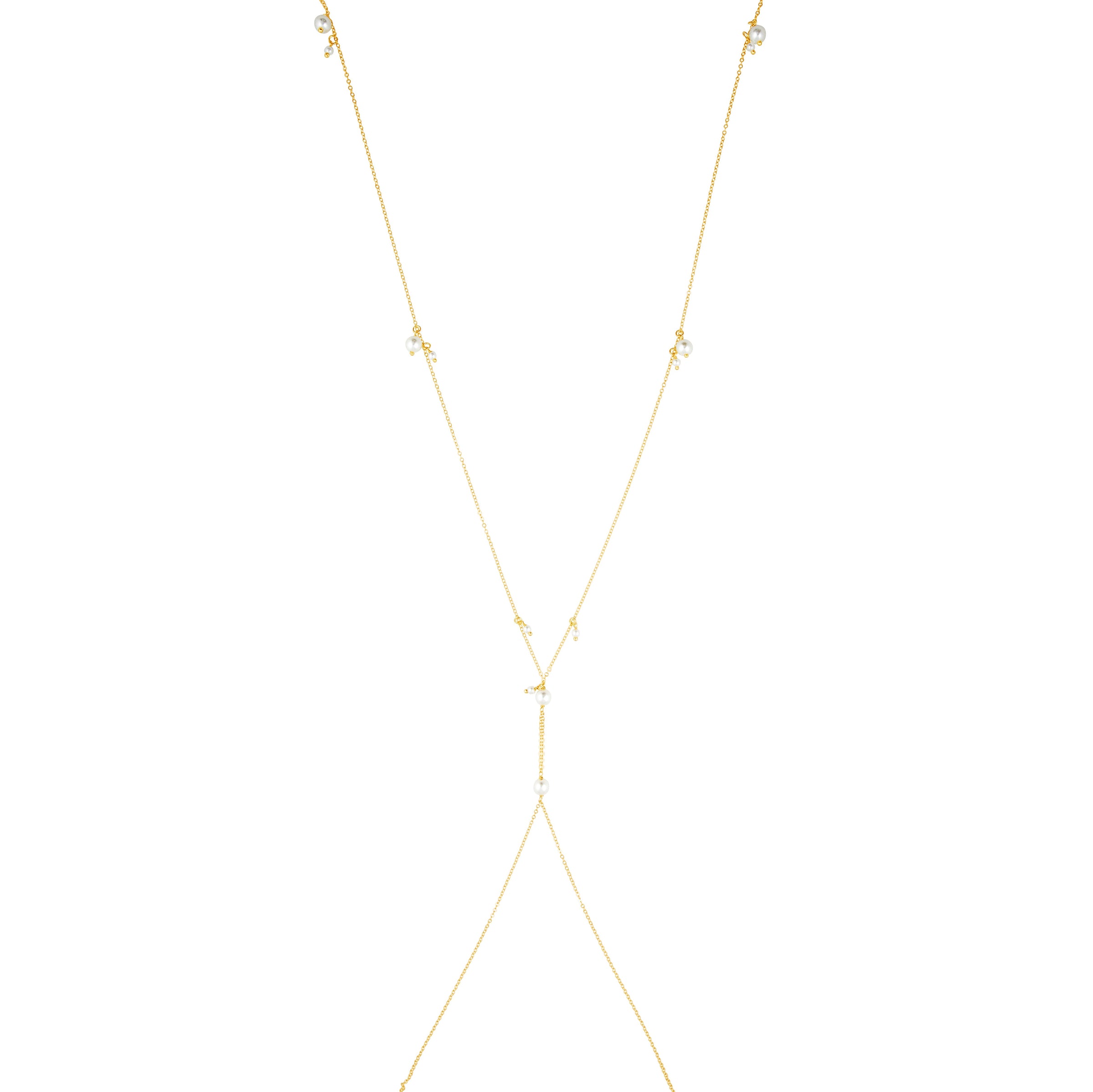 Sage Pearl Body Chain