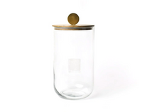 Big Wooden Lid Jar Happy Everything