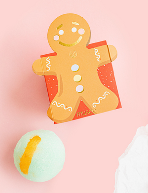 Gingerbread Man Bath Bomb