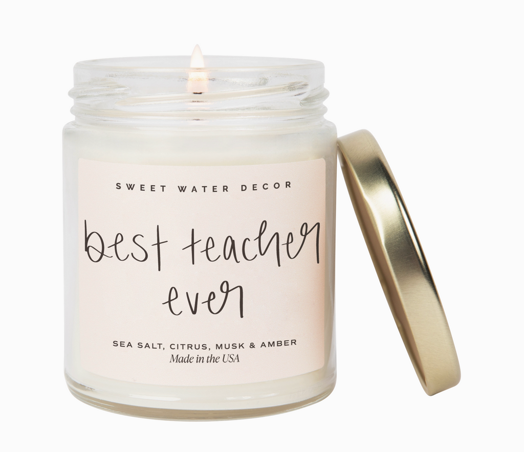 Best Teacher Ever Soy Candle