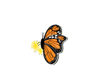 Monarch Butterfly Mini Attachment