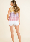 Ombre Eyelet Top