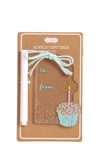Acrylic Birthday Tag Sets