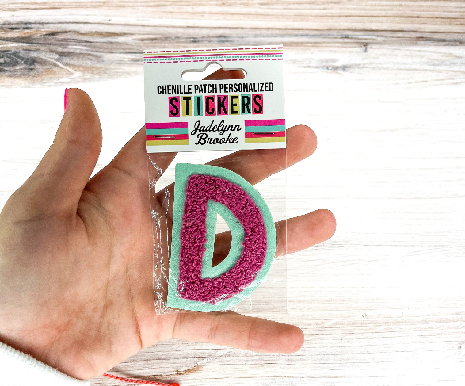 Chenille Patch Personalized Stickers