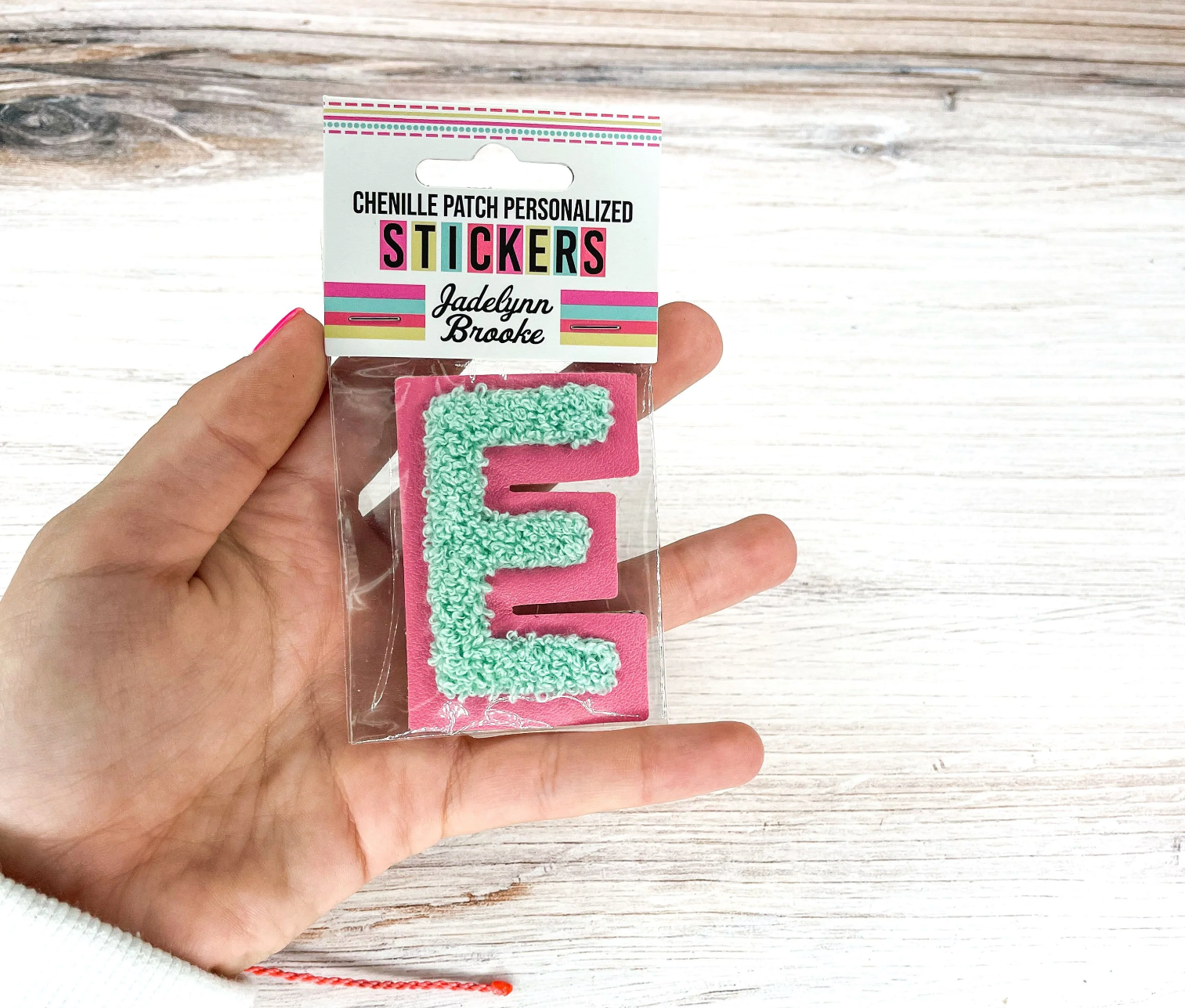 Chenille Patch Personalized Stickers