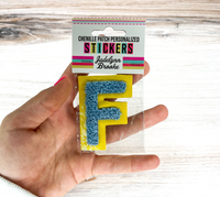 Chenille Patch Personalized Stickers