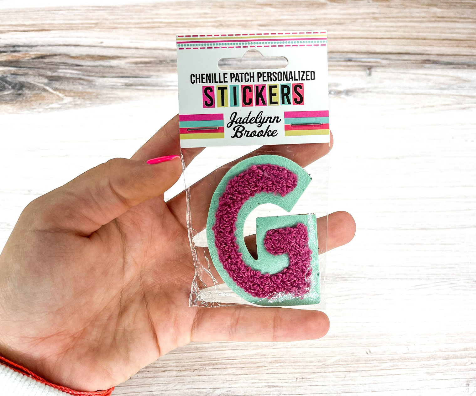 Chenille Patch Personalized Stickers