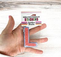 Chenille Patch Personalized Stickers