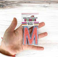Chenille Patch Personalized Stickers