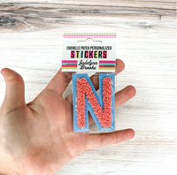 Chenille Patch Personalized Stickers