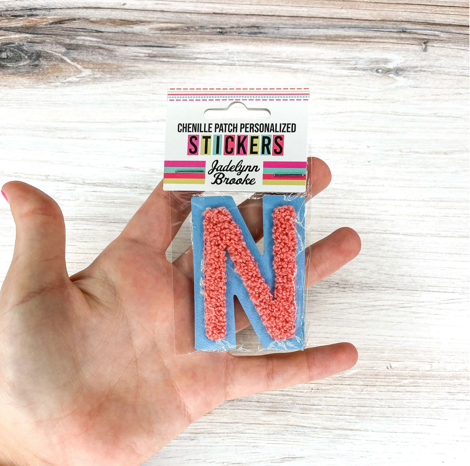 Chenille Patch Personalized Stickers