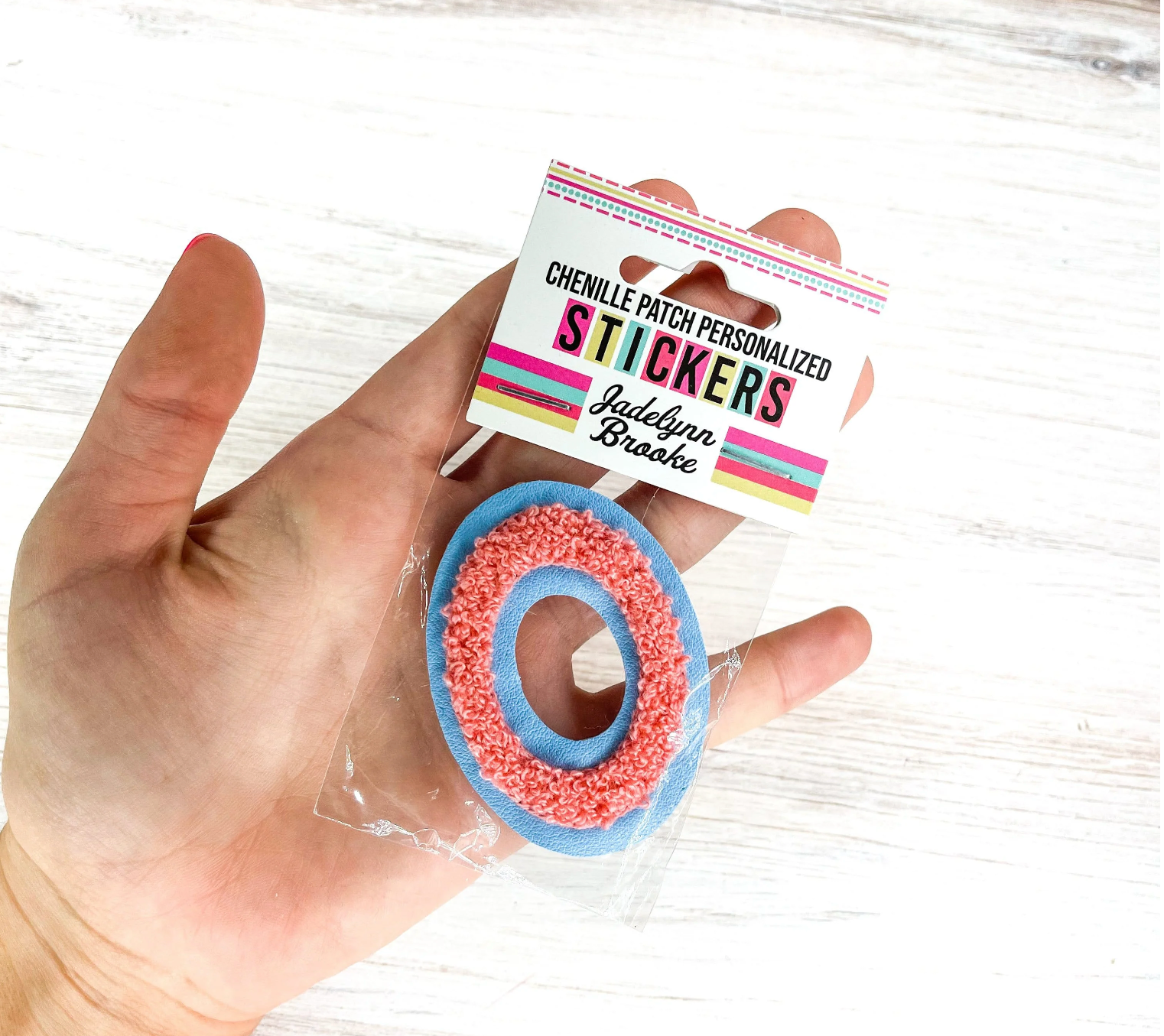 Chenille Patch Personalized Stickers