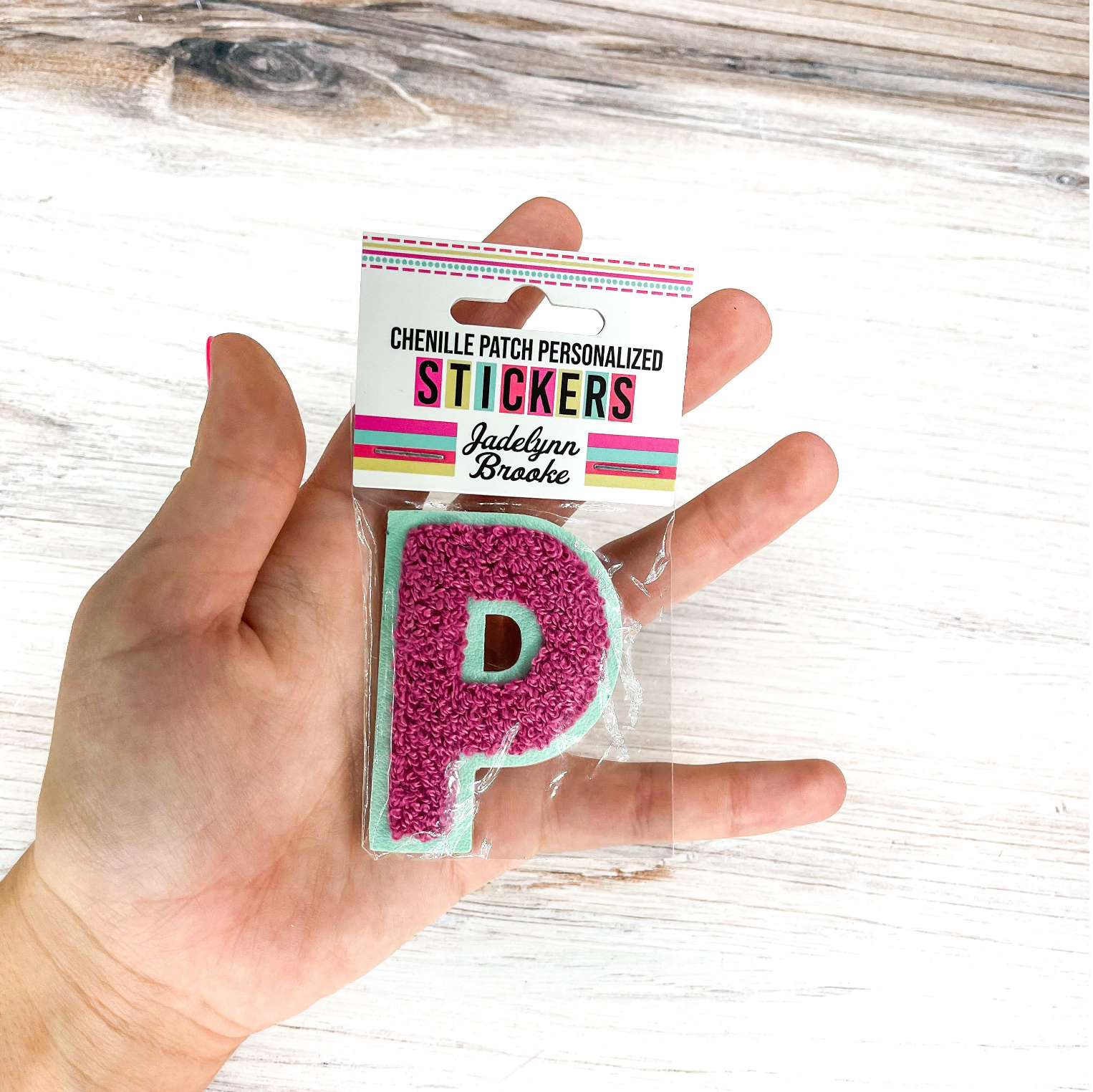 Chenille Patch Personalized Stickers