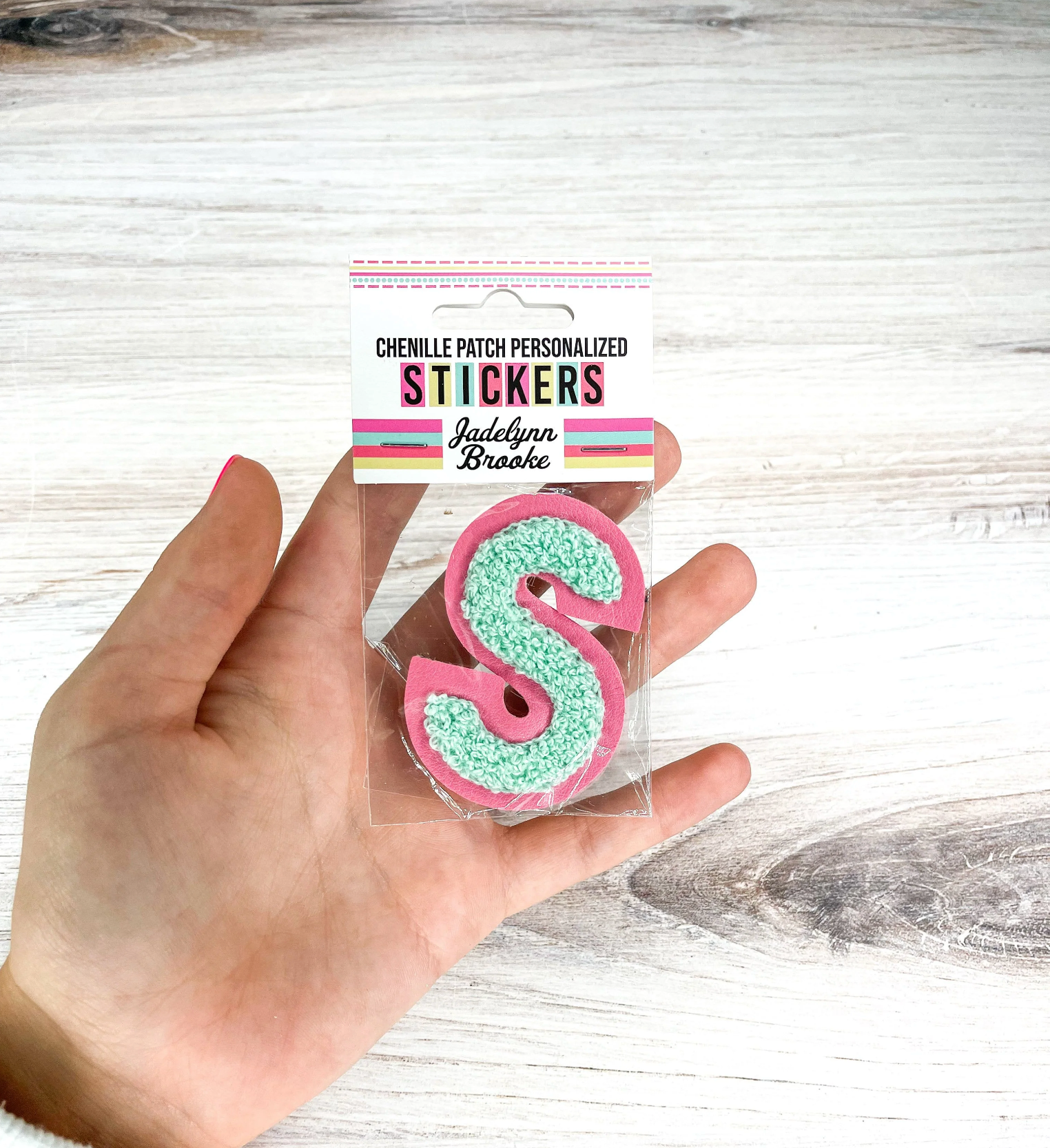 Chenille Patch Personalized Stickers