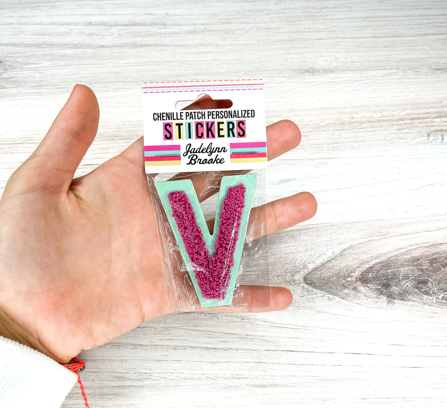 Chenille Patch Personalized Stickers