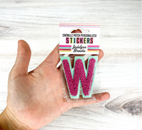 Chenille Patch Personalized Stickers