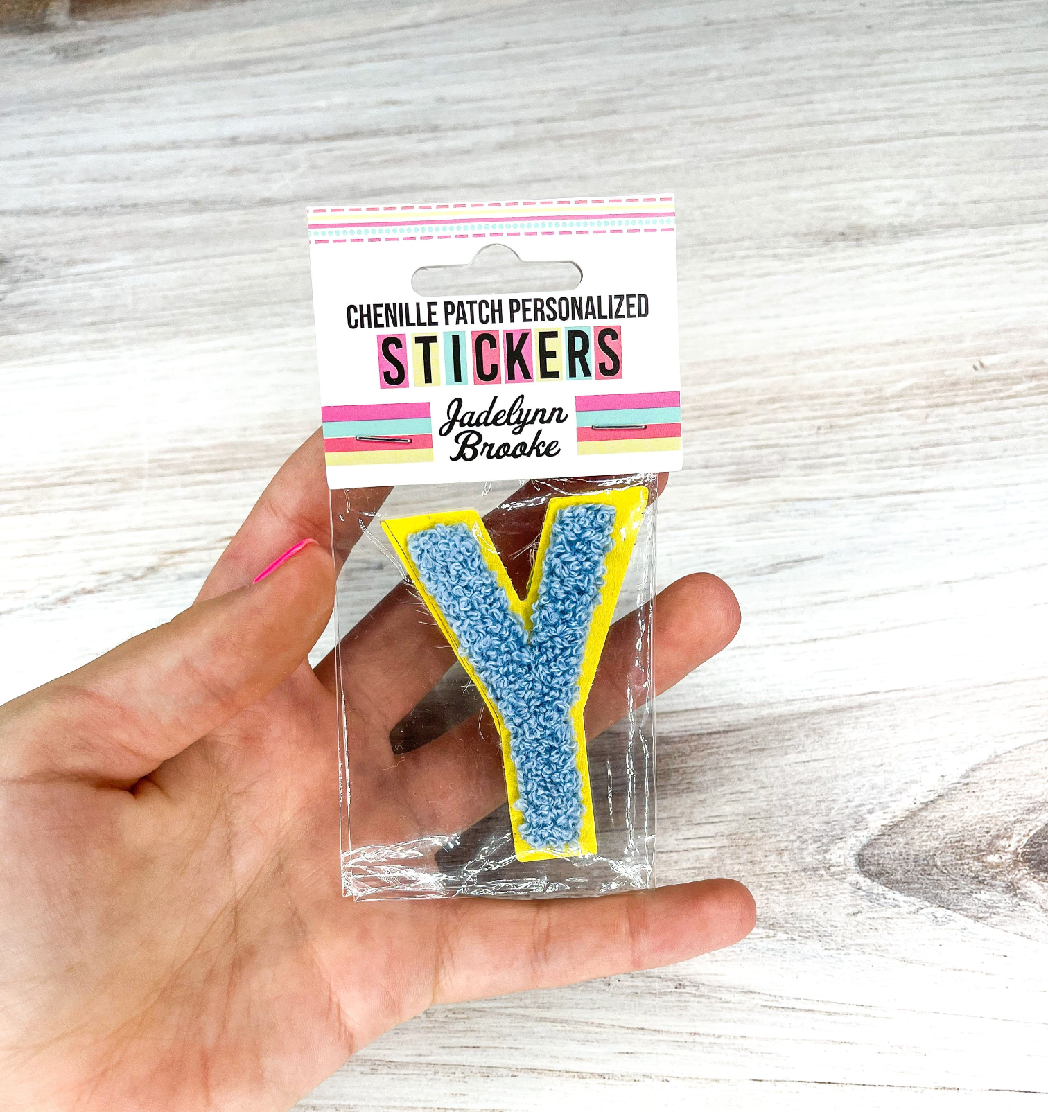 Chenille Patch Personalized Stickers