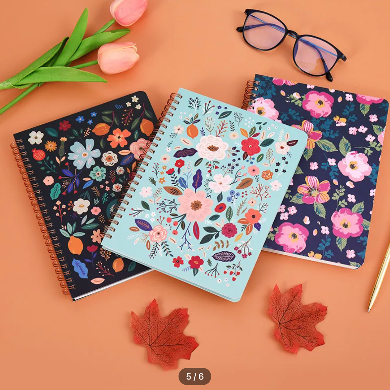 Floral Notebook