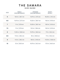 The Samara | White Knee High Cowgirl Boot