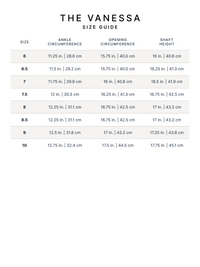 The Vanessa | Black Reptile Print Knee High Boot