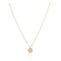 Smiley Pave Pendant Necklace