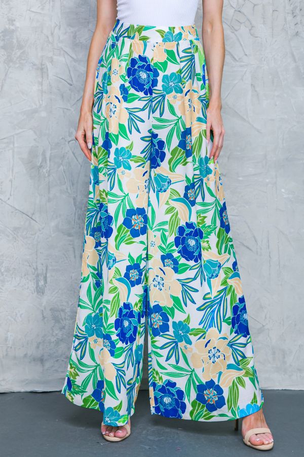 FLORAL IN THE WORLD WOVEN PANTS