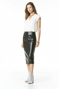 Guiana - Leather Skirt