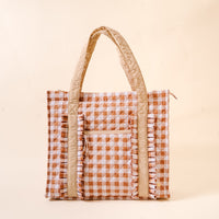 Maple Gingham The Everyday Quilted Tote Bag
