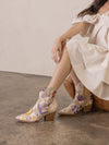 The Wanda | Taupe Floral Appliqué Western Boot *FINAL SALE*