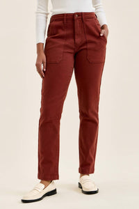 Aurora - High Waist Weekender w/ Knee darts C Pumpkin Spice