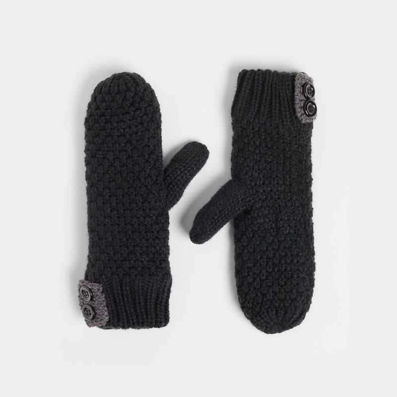 Tab Winter Knit Mitten