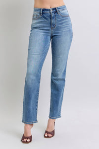 Shiloh - Vintage Wash Thermal Straight Jeans
