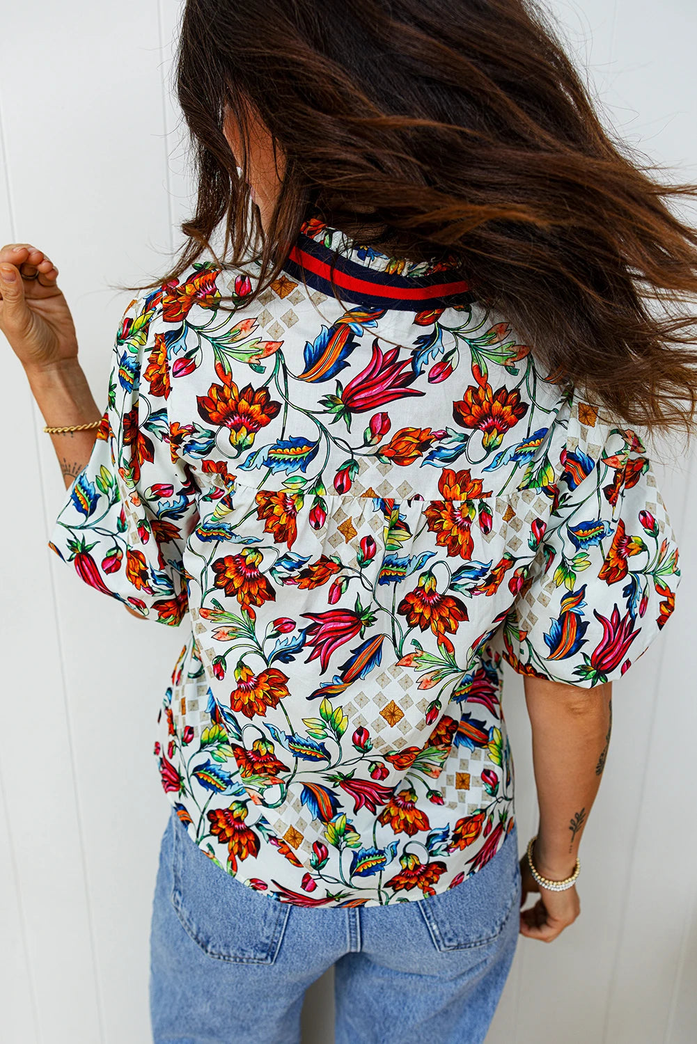 Beatrice - Multicolour Floral Blouse