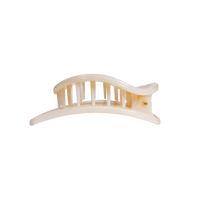 Almond Beige | Medium | Flat Circle Hair Clip