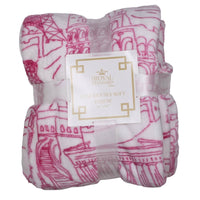 World of Wonder Throw   Pink/White   50x60