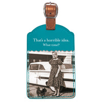 What Time? Luggage Tag