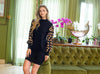 Shiela-Bishop Sleeve Knit Dress