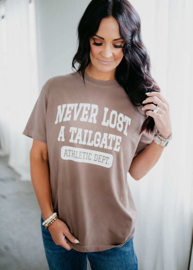 Never Lost a Tailgate Graphic Tee