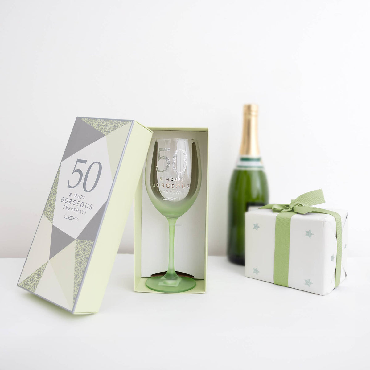 50 - Gift Boxed 19 oz Crystal Wine Glass