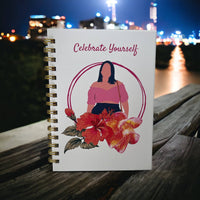 Inspiring Pink Celebrate Yourself Journal