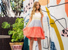 Stella -Tie Dye Tiered Flutter Dress